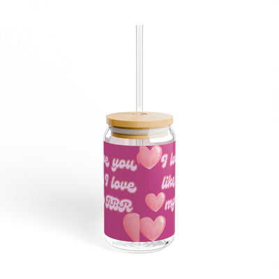 Glass: Book nerd TBR Mug with Straw