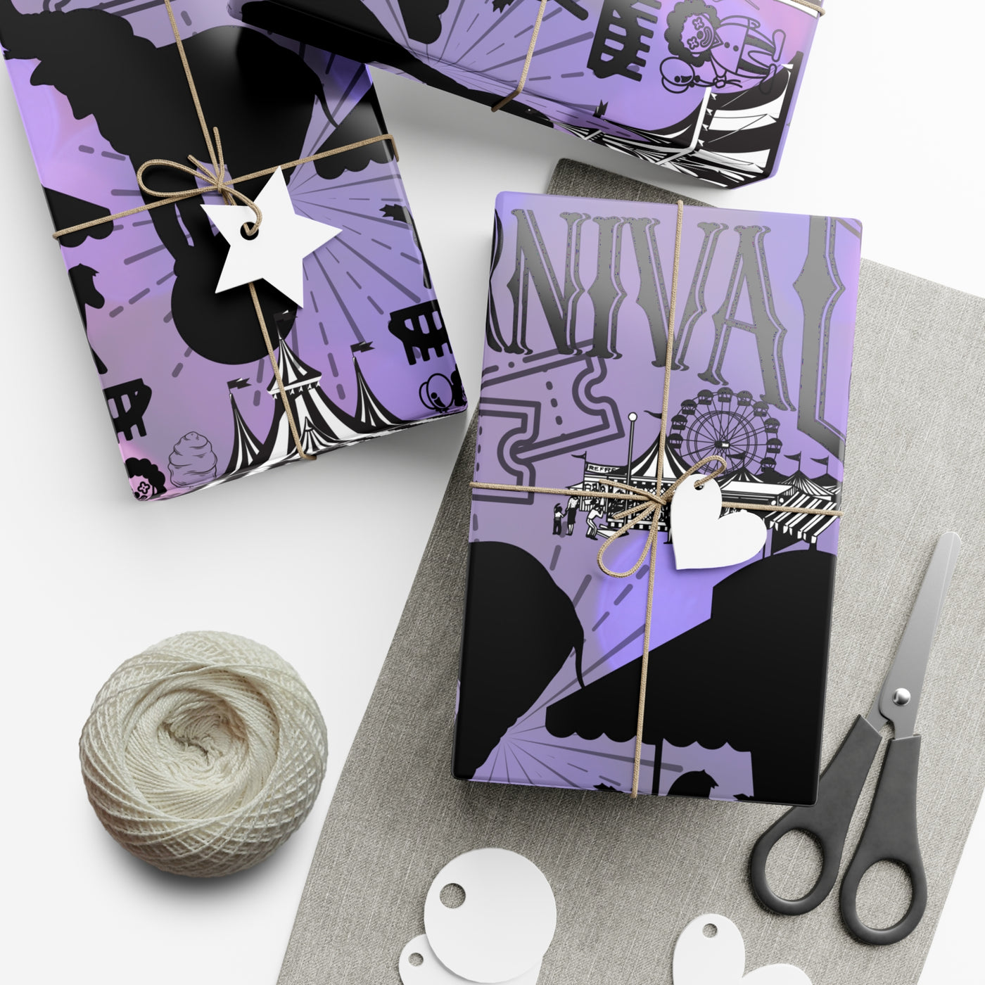 Wrapping Paper: Entertain Us | Carnival Theme