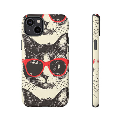 Phone Case: Sassy Cat Phone Case, Cute Cat Lovers Gift, Pet Lover Accessory, Fun Cat Phone Cover, Stylish Gadget Protection