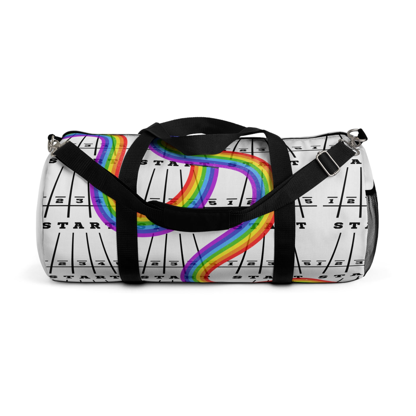 Duffel Bag: Rainbow Start Line