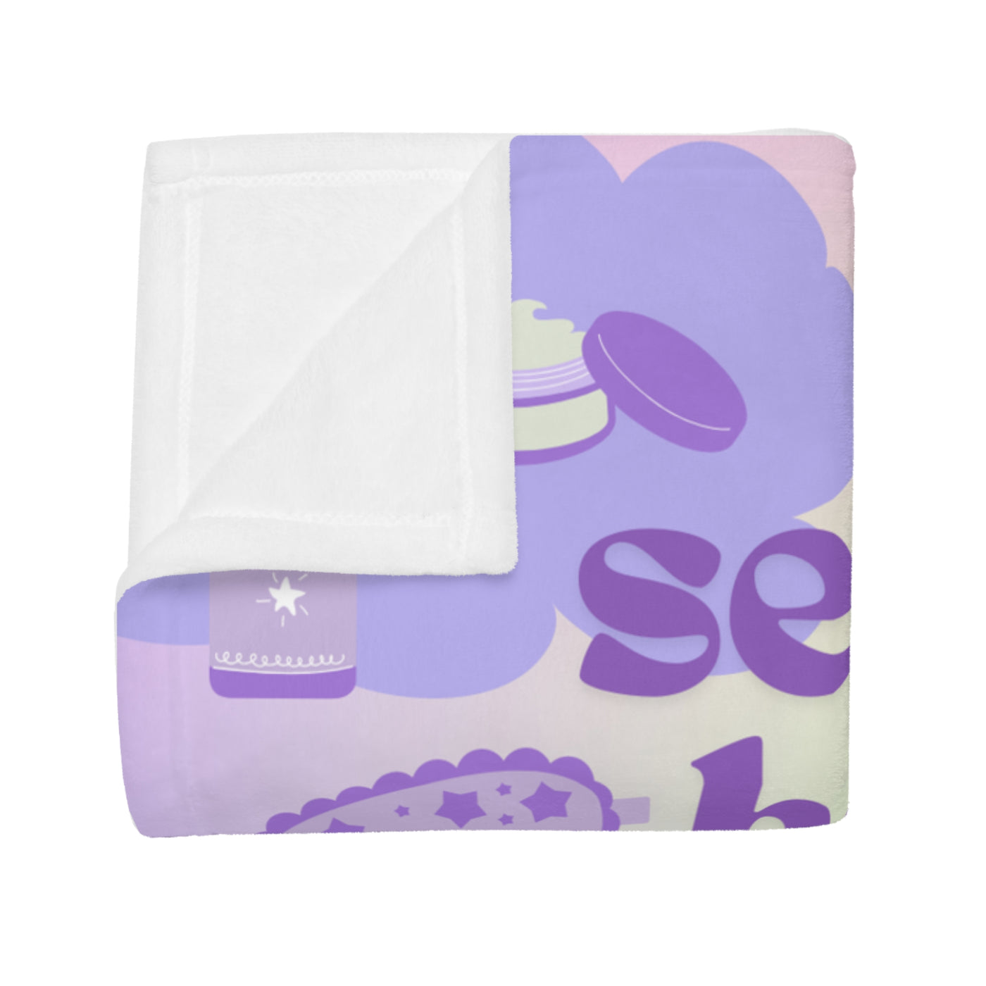 Blanket: Self-Care Baddie Plush Blanket