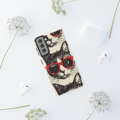 Phone Case: Sassy Cat Phone Case, Cute Cat Lovers Gift, Pet Lover Accessory, Fun Cat Phone Cover, Stylish Gadget Protection