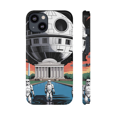 Phone Case: Galaxy-Inspired Phone Case with Card Holder, Space-Themed Gift, Star Wars-Inspired Design, Geek Accessories, Unique Phone Cover