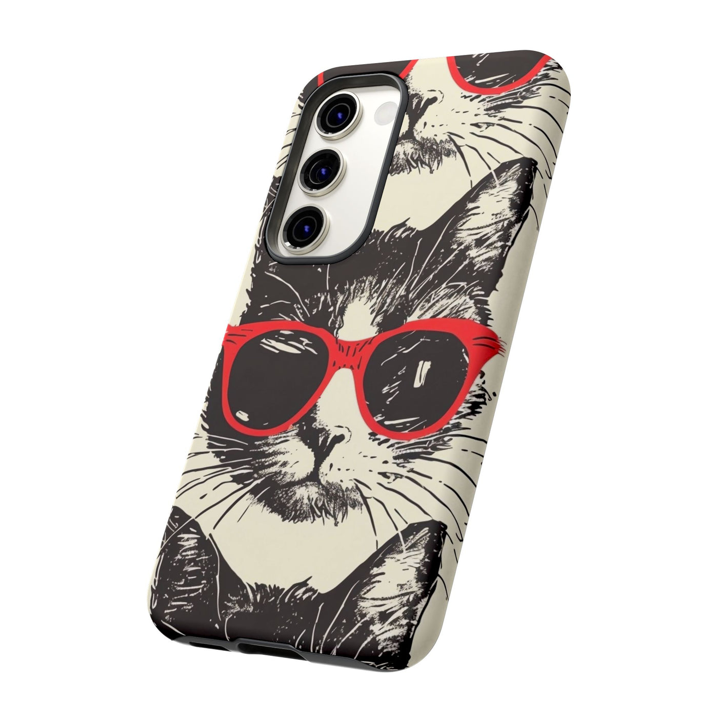 Phone Case: Sassy Cat Phone Case, Cute Cat Lovers Gift, Pet Lover Accessory, Fun Cat Phone Cover, Stylish Gadget Protection