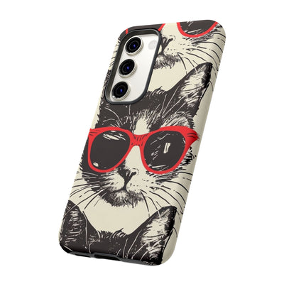 Phone Case: Sassy Cat Phone Case, Cute Cat Lovers Gift, Pet Lover Accessory, Fun Cat Phone Cover, Stylish Gadget Protection