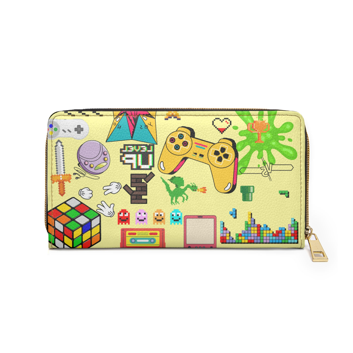 Wallet: Retro Gamer | Zipper Wallet