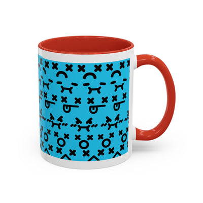 Mug: Blue Emoji Mug