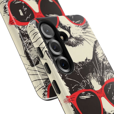 Phone Case: Sassy Cat Phone Case, Cute Cat Lovers Gift, Pet Lover Accessory, Fun Cat Phone Cover, Stylish Gadget Protection