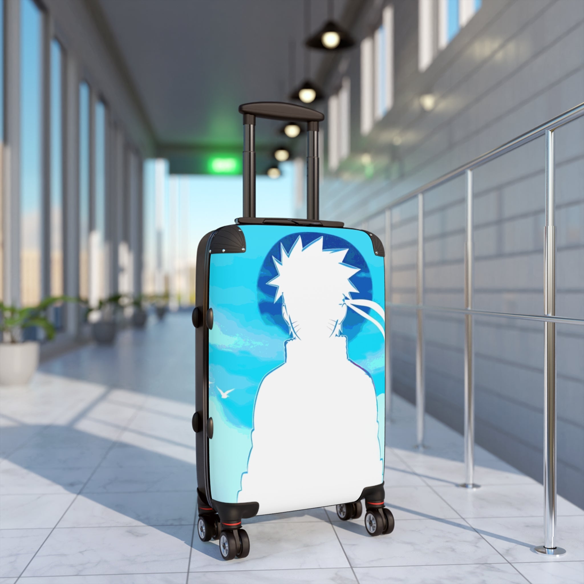 Suitcase: Anime-Inspired Suitcase, Travel Luggage, Stylish Travel Bag, Cosplay Accessories, Perfect for Holidays, Ideal for Anime Fans