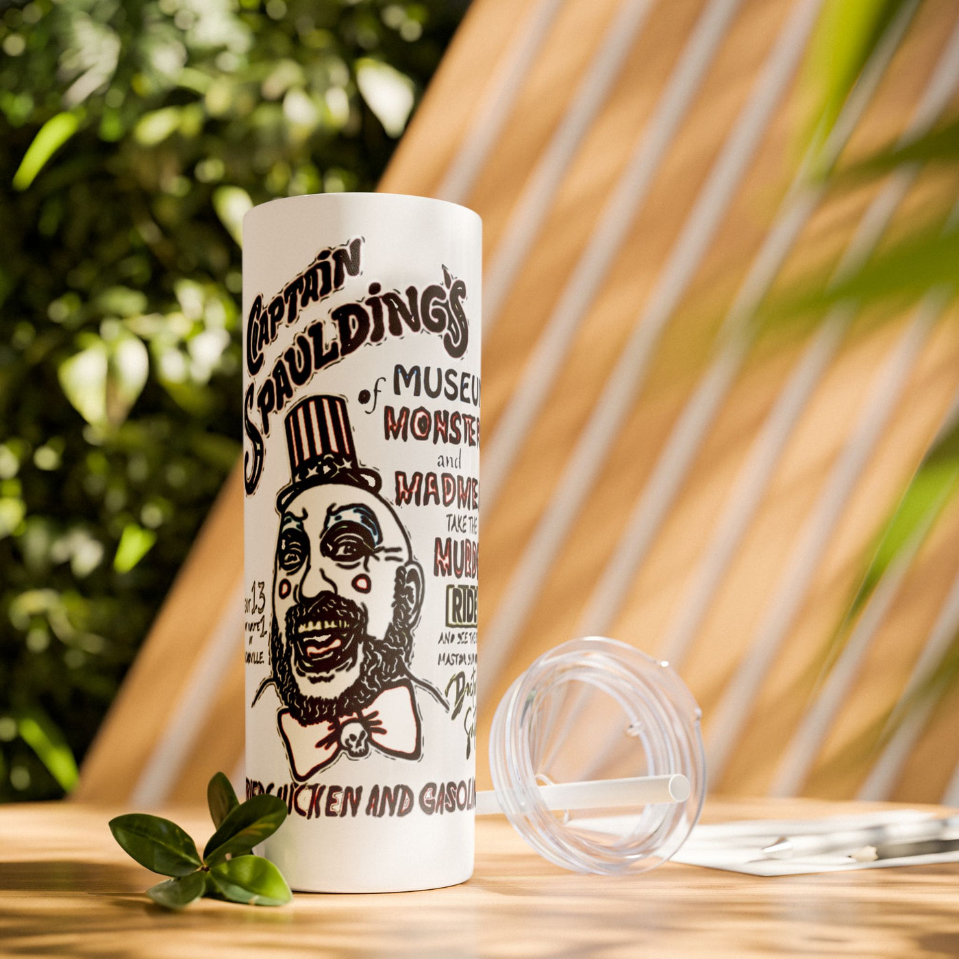 Tumbler: Mayhem and Monsters Skinny Tumbler | Personalized 20oz Insulated Drinkware | Great for Gifts, Parties, and Everyday Use