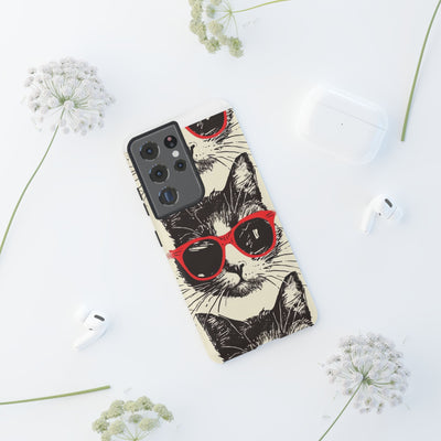 Phone Case: Sassy Cat Phone Case, Cute Cat Lovers Gift, Pet Lover Accessory, Fun Cat Phone Cover, Stylish Gadget Protection