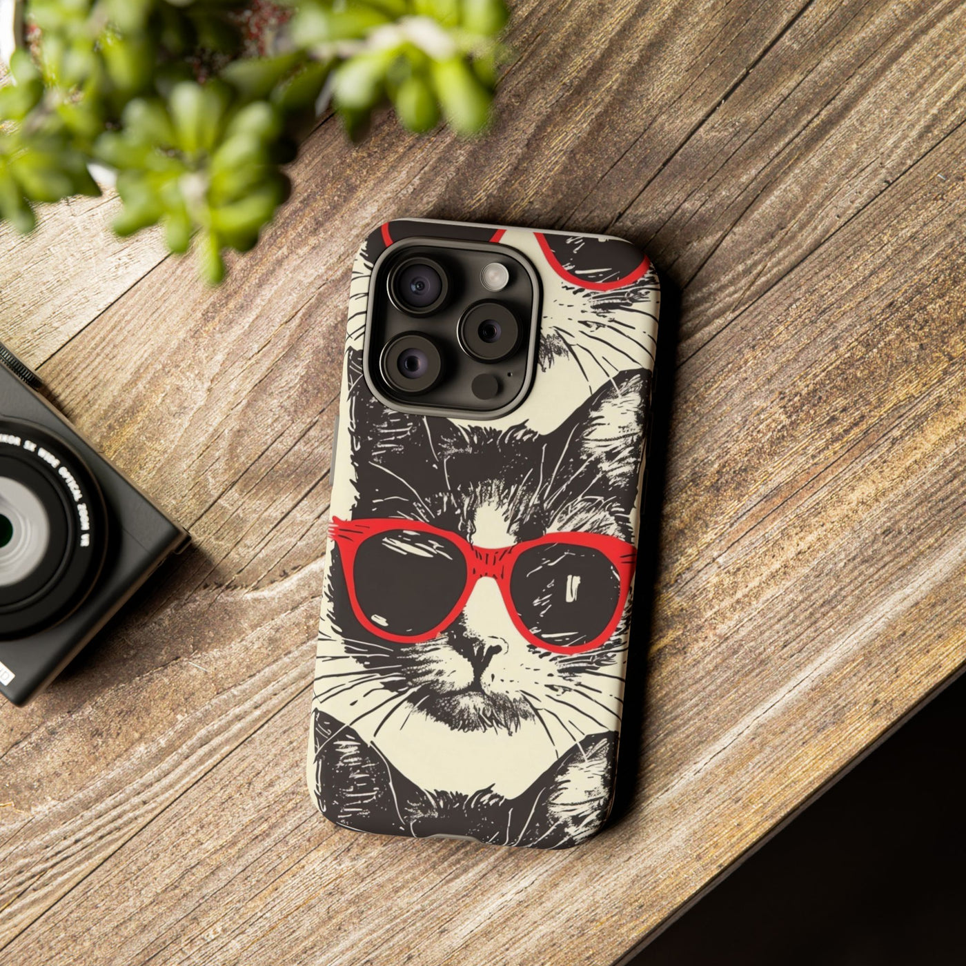 Phone Case: Sassy Cat Phone Case, Cute Cat Lovers Gift, Pet Lover Accessory, Fun Cat Phone Cover, Stylish Gadget Protection