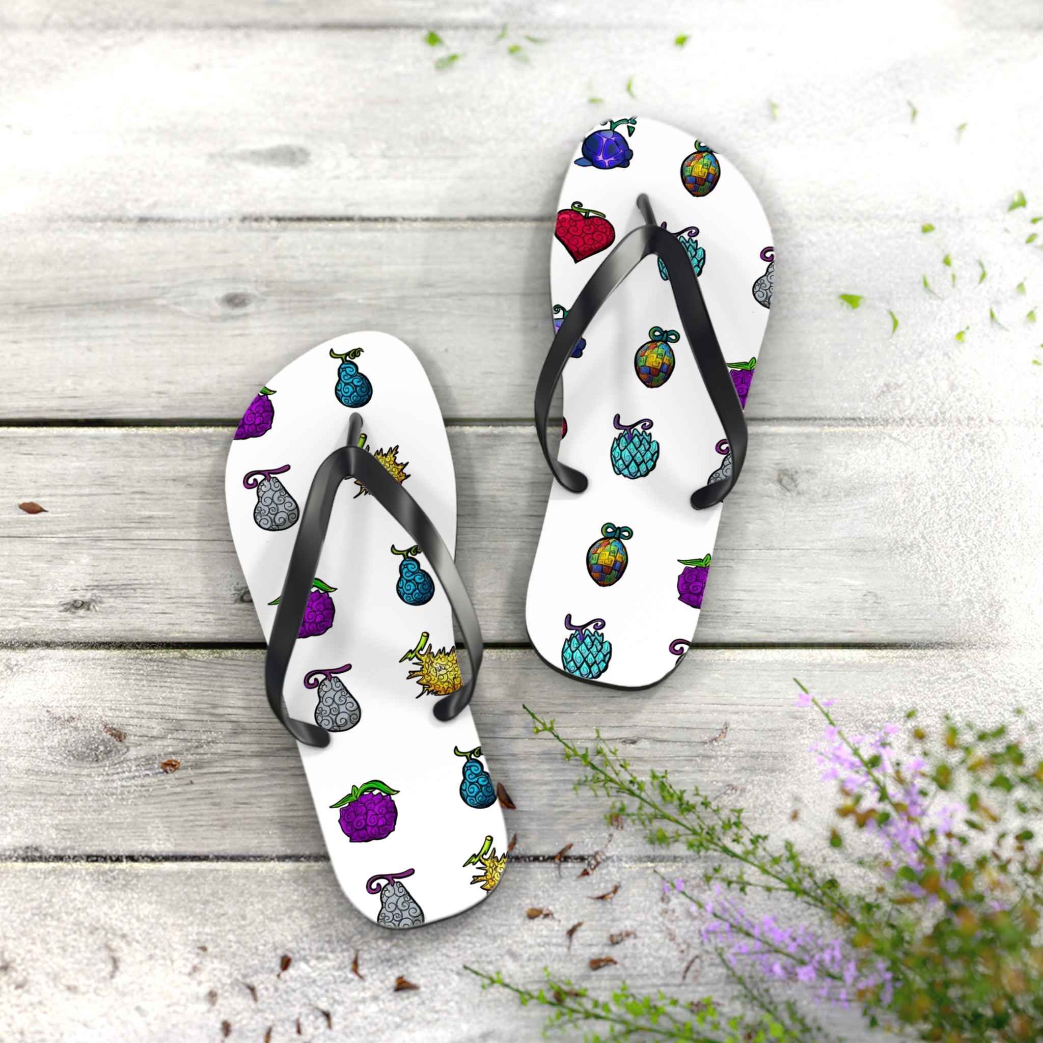 Flip Flops: Colorful Summer Flip Flops with Fun Patterns, Beach Footwear, Vacation Sandals, Gift for Summer Lovers, Poolside Essentials