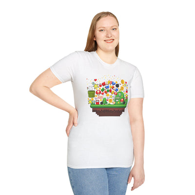 T-Shirt: Happy New Year Gamer Design | Retro