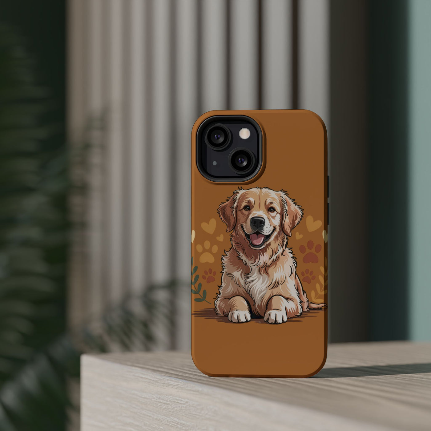 Dog Lover Magnetic Phone Case, Cute Pet Cases for iPhone, Dog-themed Phone Covers, Golden Retriever Case, Gifts for Dog Owners