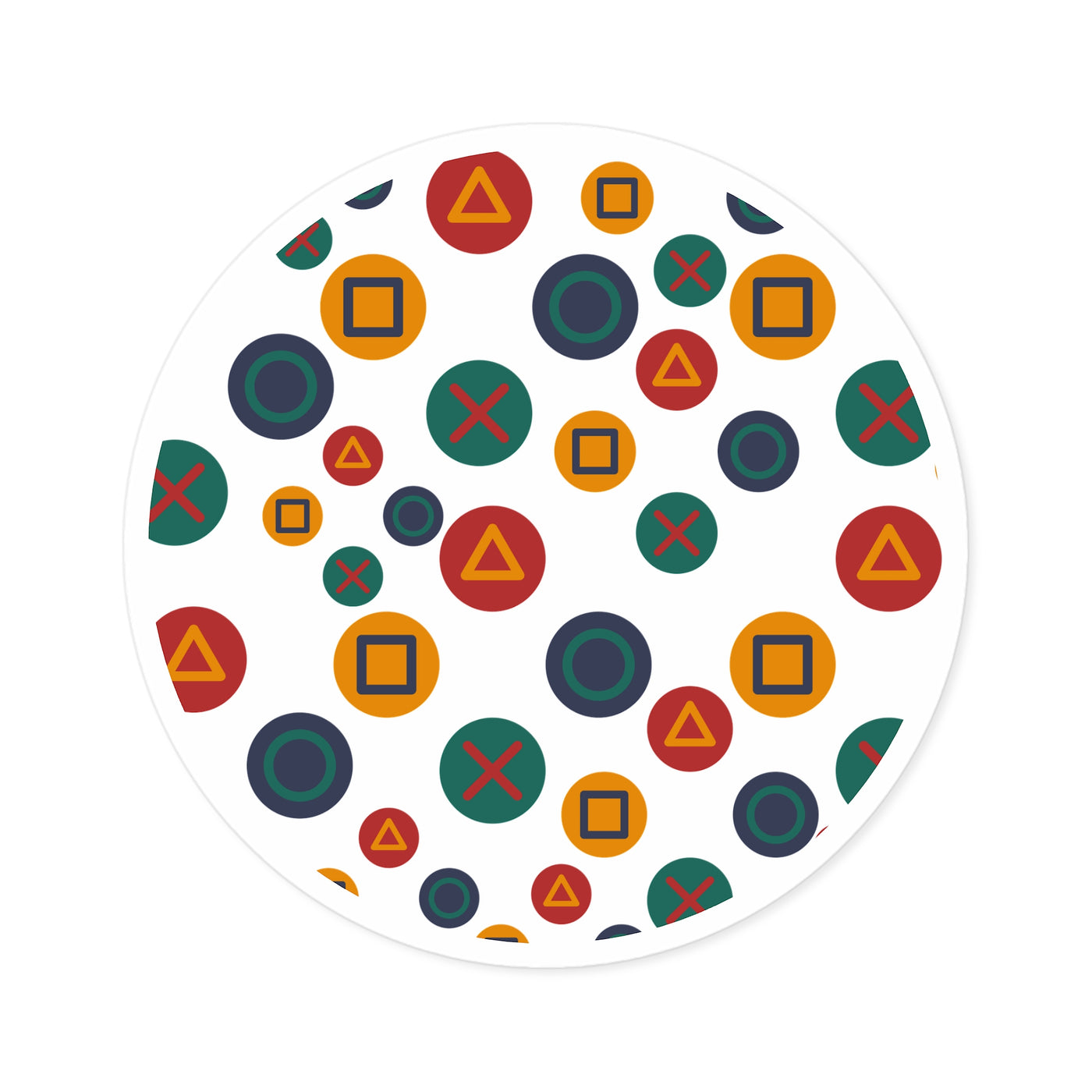 Stickers: Gamer Button Design | Round Style