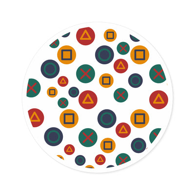 Stickers: Gamer Button Design | Round Style