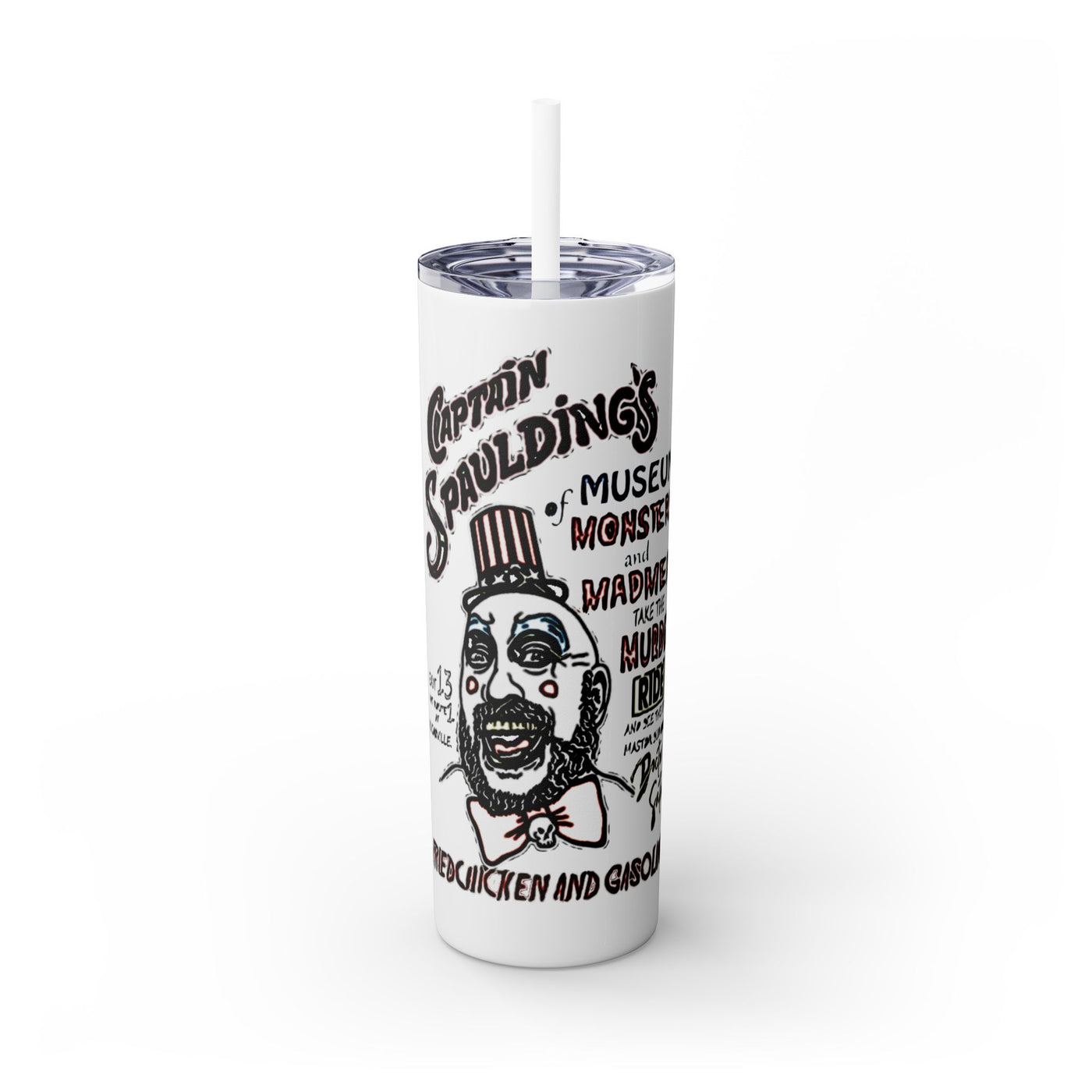 Tumbler: Mayhem and Monsters Skinny Tumbler | Personalized 20oz Insulated Drinkware | Great for Gifts, Parties, and Everyday Use