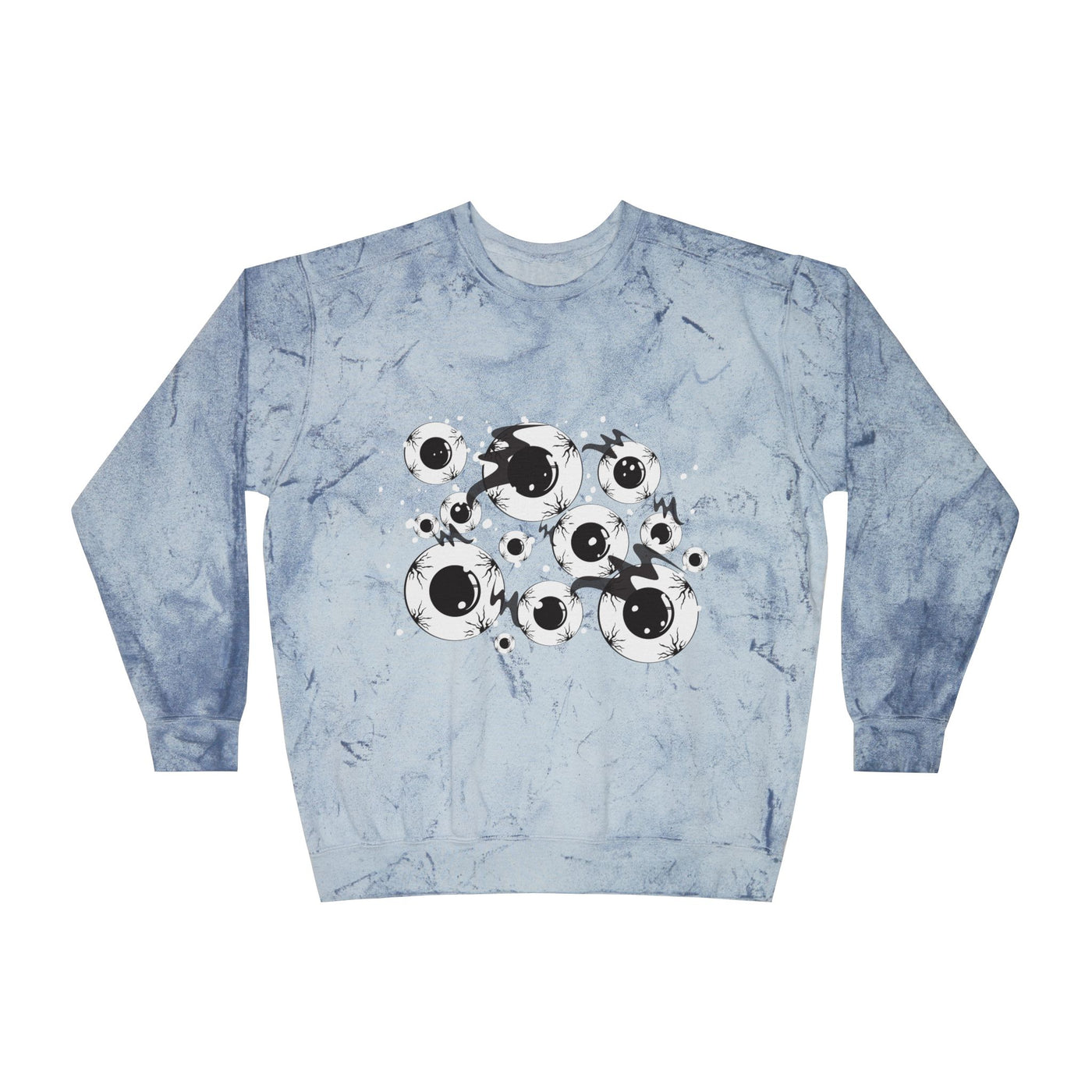 Crewneck Sweatshirt: All Eyes On Me | Color Blast| Men's Design