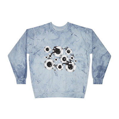 Crewneck Sweatshirt: All Eyes On Me | Color Blast| Men's Design