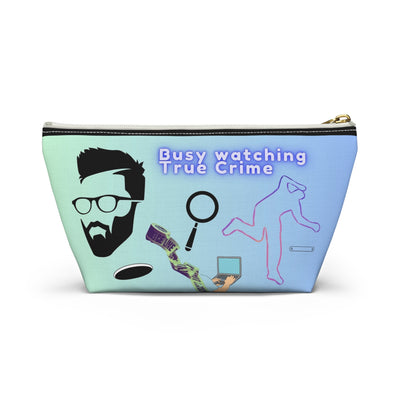 Pouch: Busy With my True Crime - Men's Accessory Pouch
