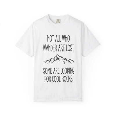 Unisex garment-dyed T-shirt in soft cotton, displayed flat with a casual, minimalist style for everyday wear or gift use.