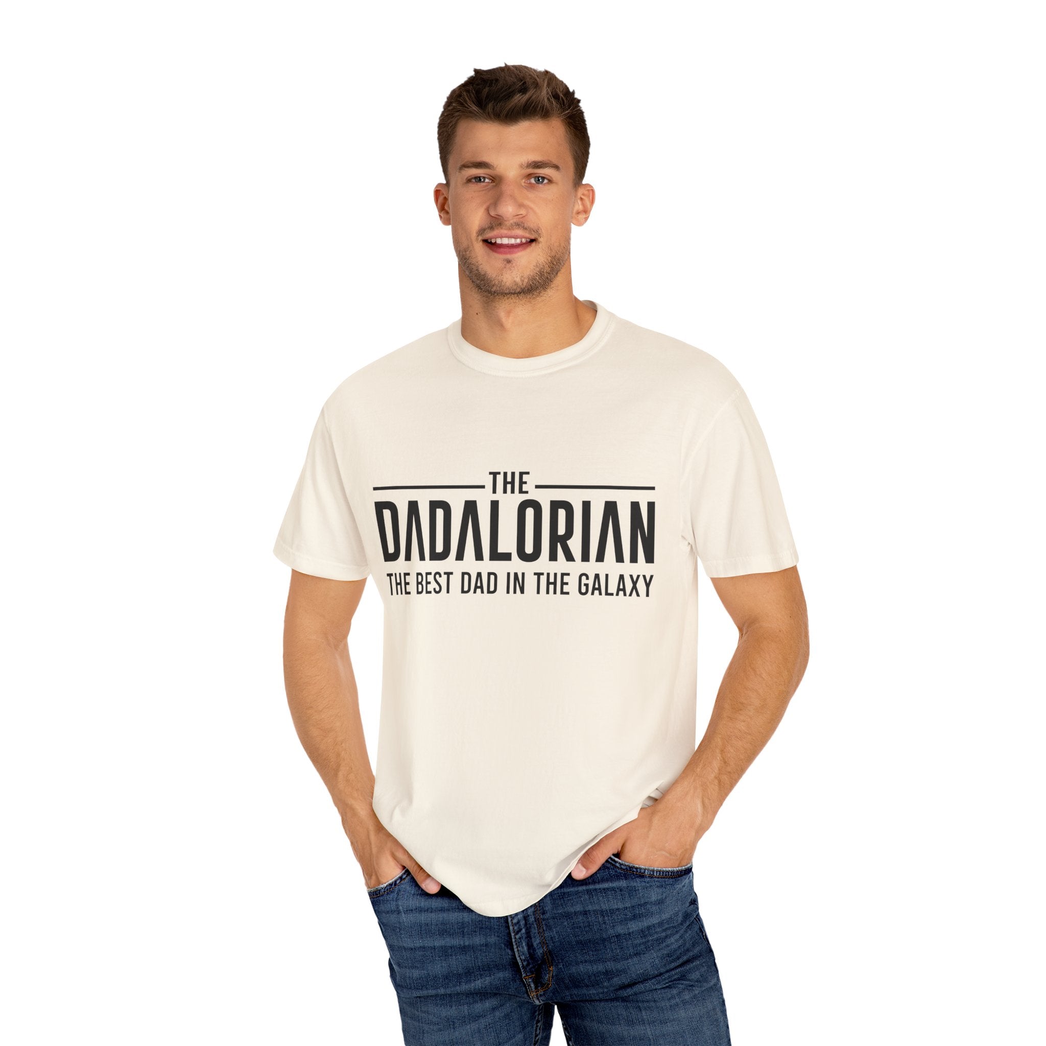 Dadalorian T-Shirt, Unisex Graphic Tee, Father's Day Gift, Star Wars Fan Apparel, Dad Humor Shirt, Geeky Dad Top