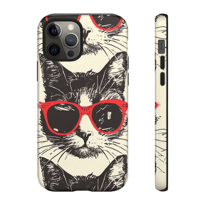 Phone Case: Sassy Cat Phone Case, Cute Cat Lovers Gift, Pet Lover Accessory, Fun Cat Phone Cover, Stylish Gadget Protection