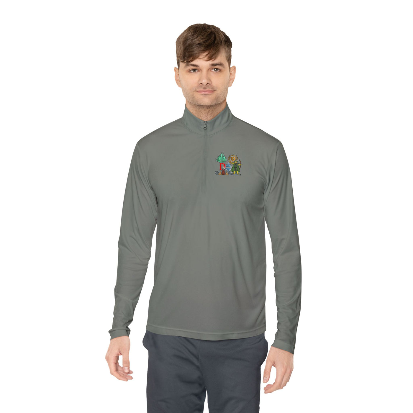 Quarter-Zip Pullover: Dungeons and Dragons Design