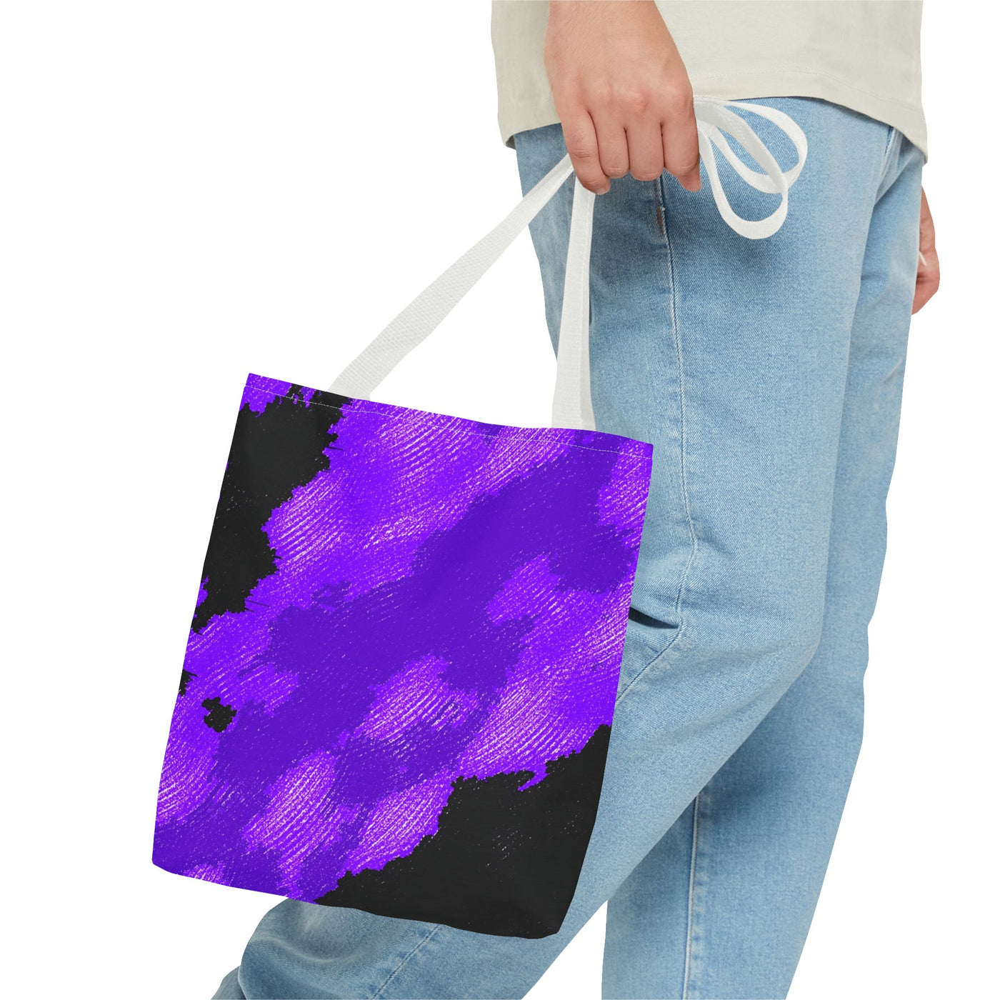 Tote Bag: Haze of Purple Design