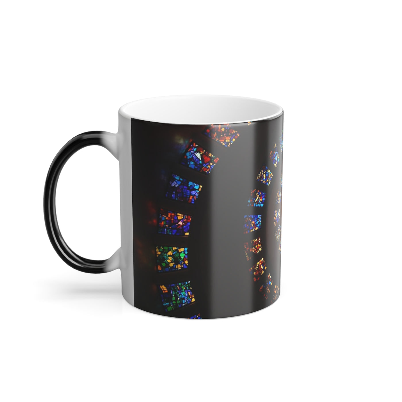 Color Morphing Mug: Magic Color Changing Stained Glass Spiral