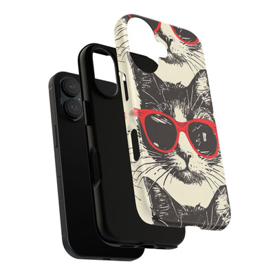 Phone Case: Sassy Cat Phone Case, Cute Cat Lovers Gift, Pet Lover Accessory, Fun Cat Phone Cover, Stylish Gadget Protection