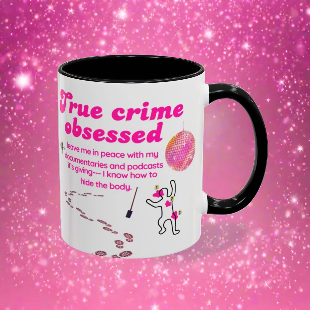 Mug: Pink Disco Ball True Crime