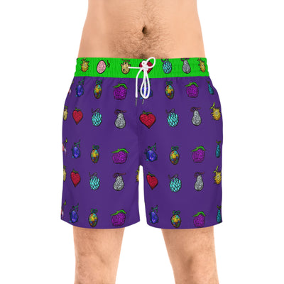 Swim Trunks: Don’t Add Seawater - Vibrant Super Fruit - Anime Swim Shorts for Summer Fun | Mens AOP Beachwear, Tropical Swim Trunks, Pool Party Attire, Holiday Swimwear, Vacation Shorts