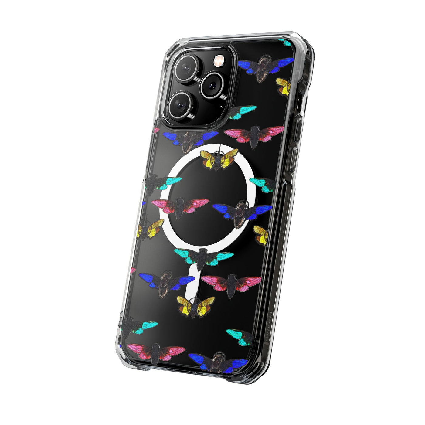 Phone Case: Magnetic Glow Moth Clear Impact Iphone Case
