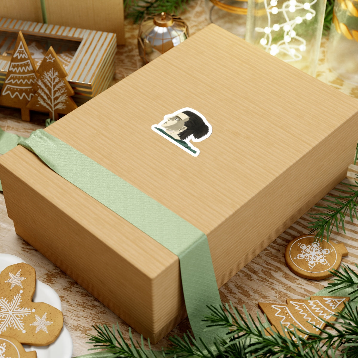 Kiss-Cut Stickers: Under the Tree.