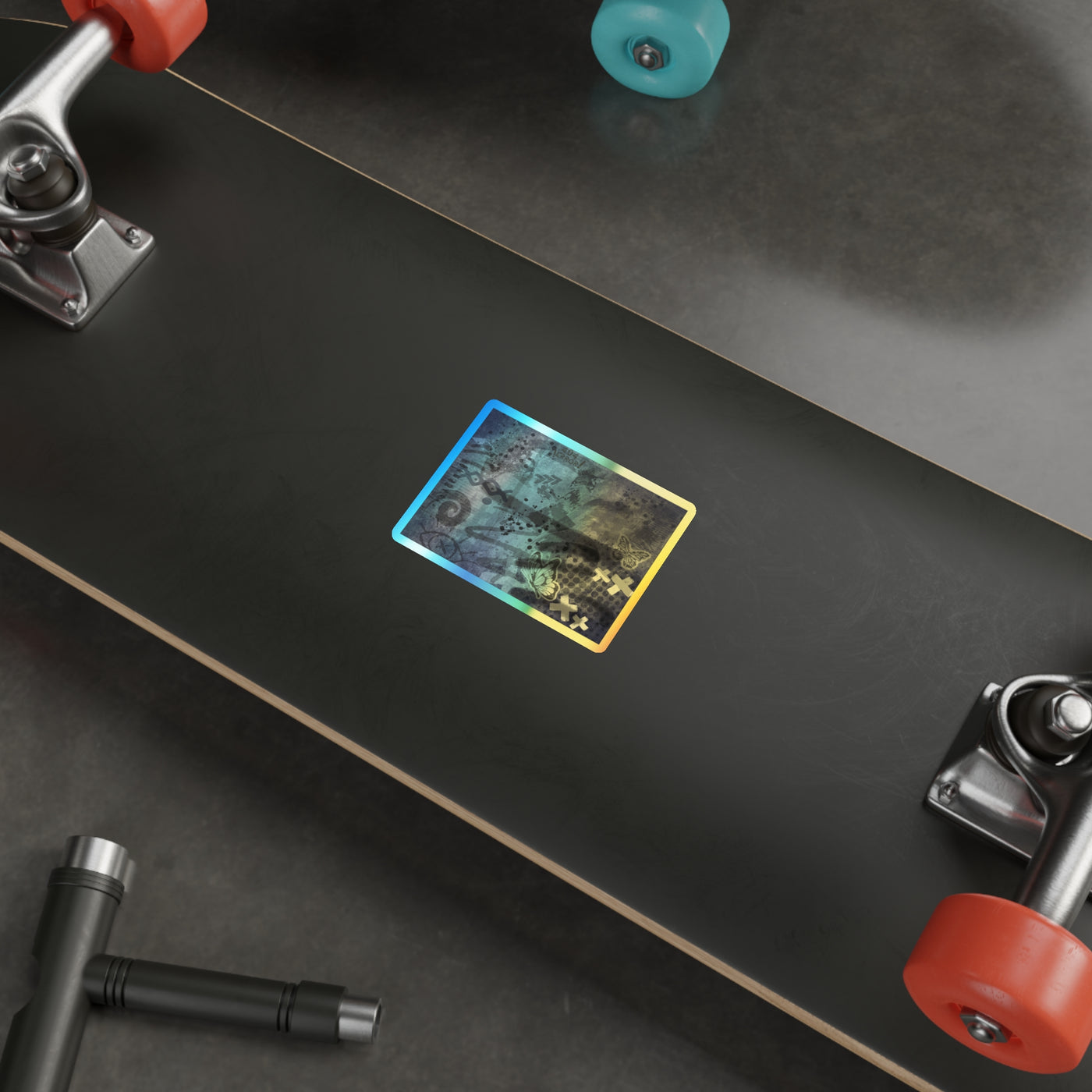 Die-Cut Stickers: For the Punks | Holographic Style