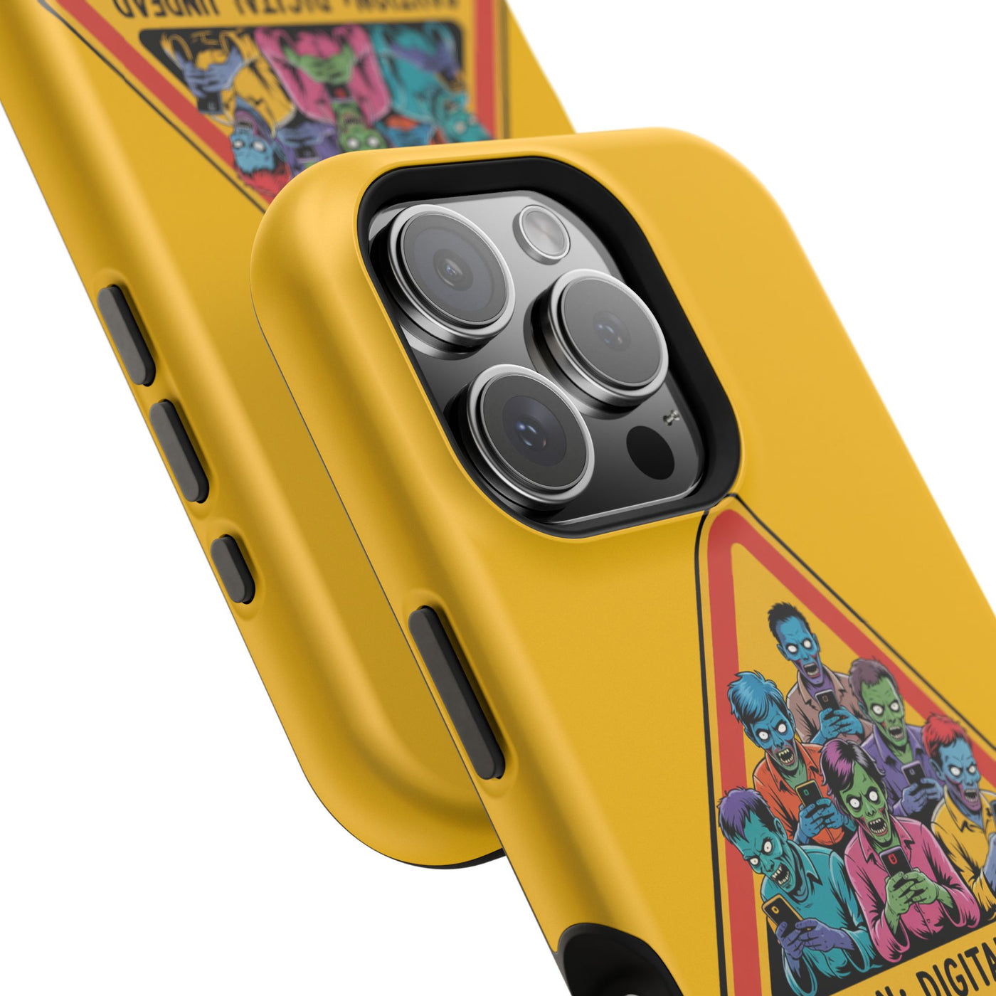 Phone Case: Zombie-Themed Tough Case for iPhone, Caution Digital Undead Phone Cover, Phone Accessory for Halloween, Unique Gift Idea, Trendy Phone [...]