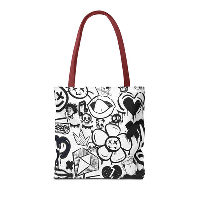 Tote Bag: Graffiti Retort | Inky Funk Design