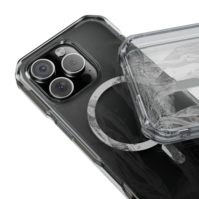 Phone Case:  Subtle Antique Skeletons Magnetic Clear Impact Case for iPhone