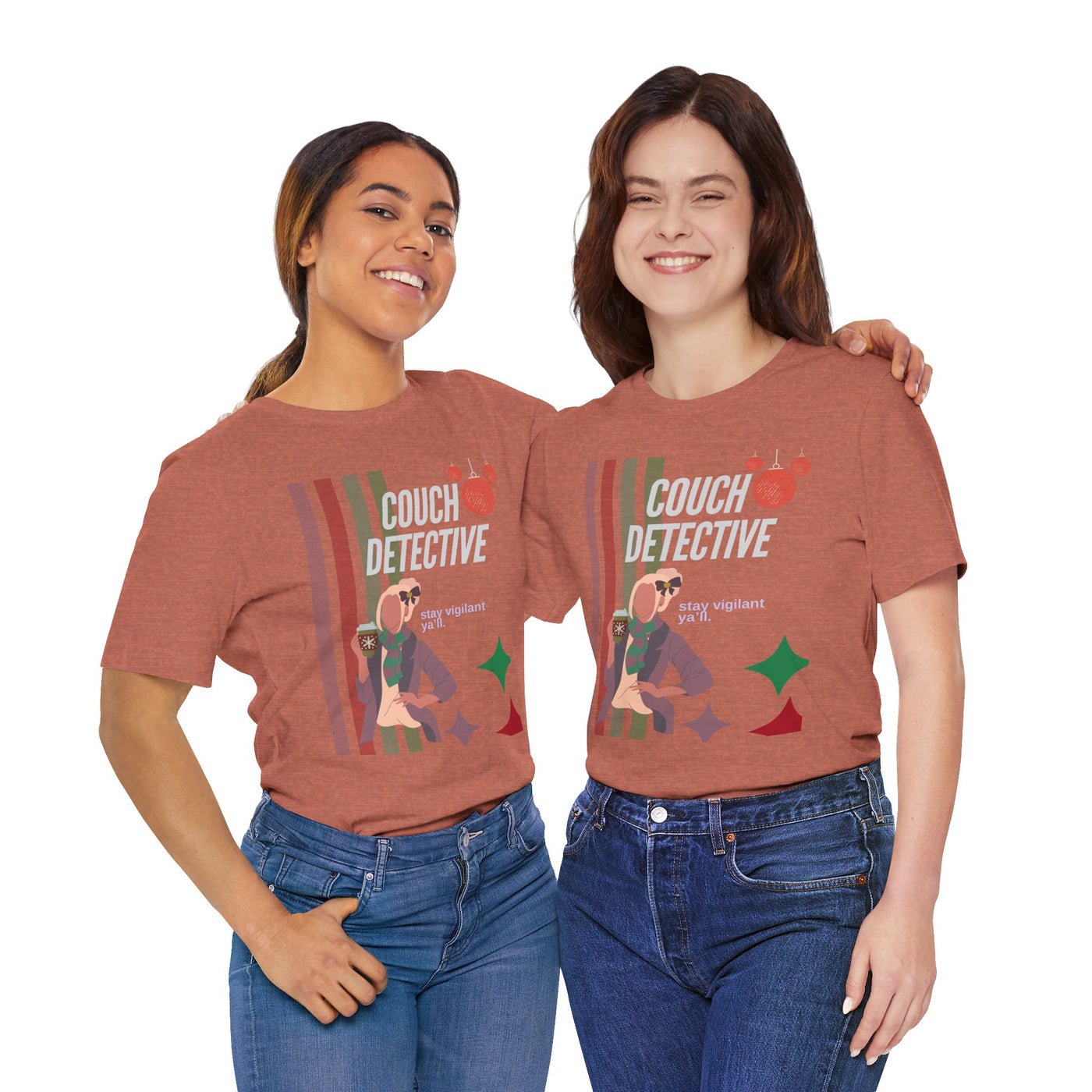 T-shirt: Couch Detective | Stay Vigilant | Holiday Edition