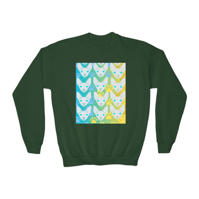 Sweatshirt: Hairless Kitty Design Crewneck