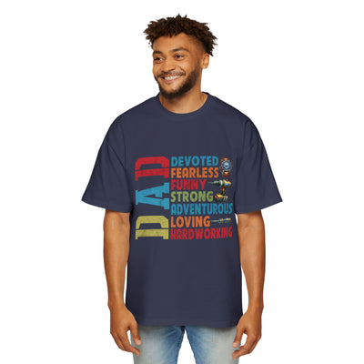 Dad Appreciation Heavy Oversized Tee, Gifts for Father's Day, Funny Dad Shirt, Casual Wear, Birthday Gift for Dad
