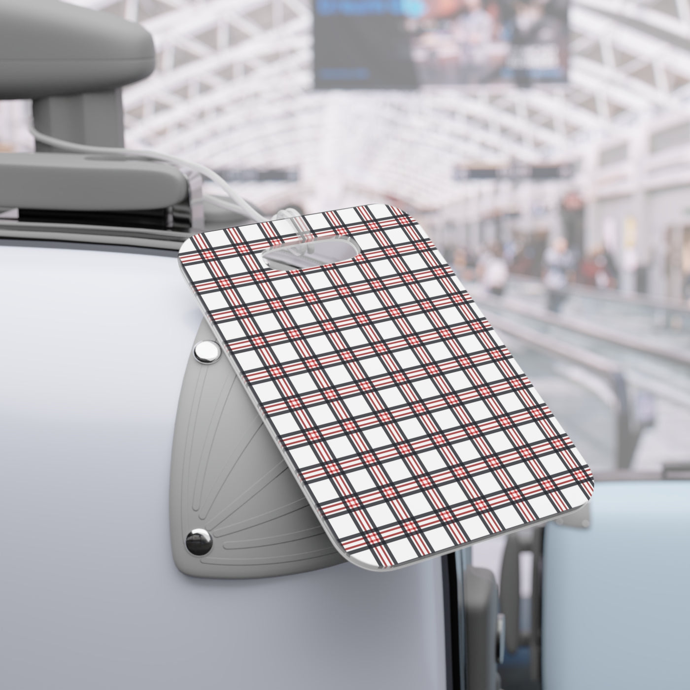 Luggage Tag:  Plaid Luggage Tag