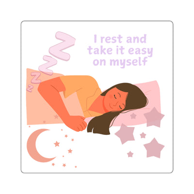 Sticker: Taking it Easy | Square Sticker