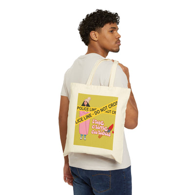 Tote Bag: True Crime Curious | Cute and Cozy edition