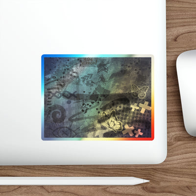 Die-Cut Stickers: For the Punks | Holographic Style