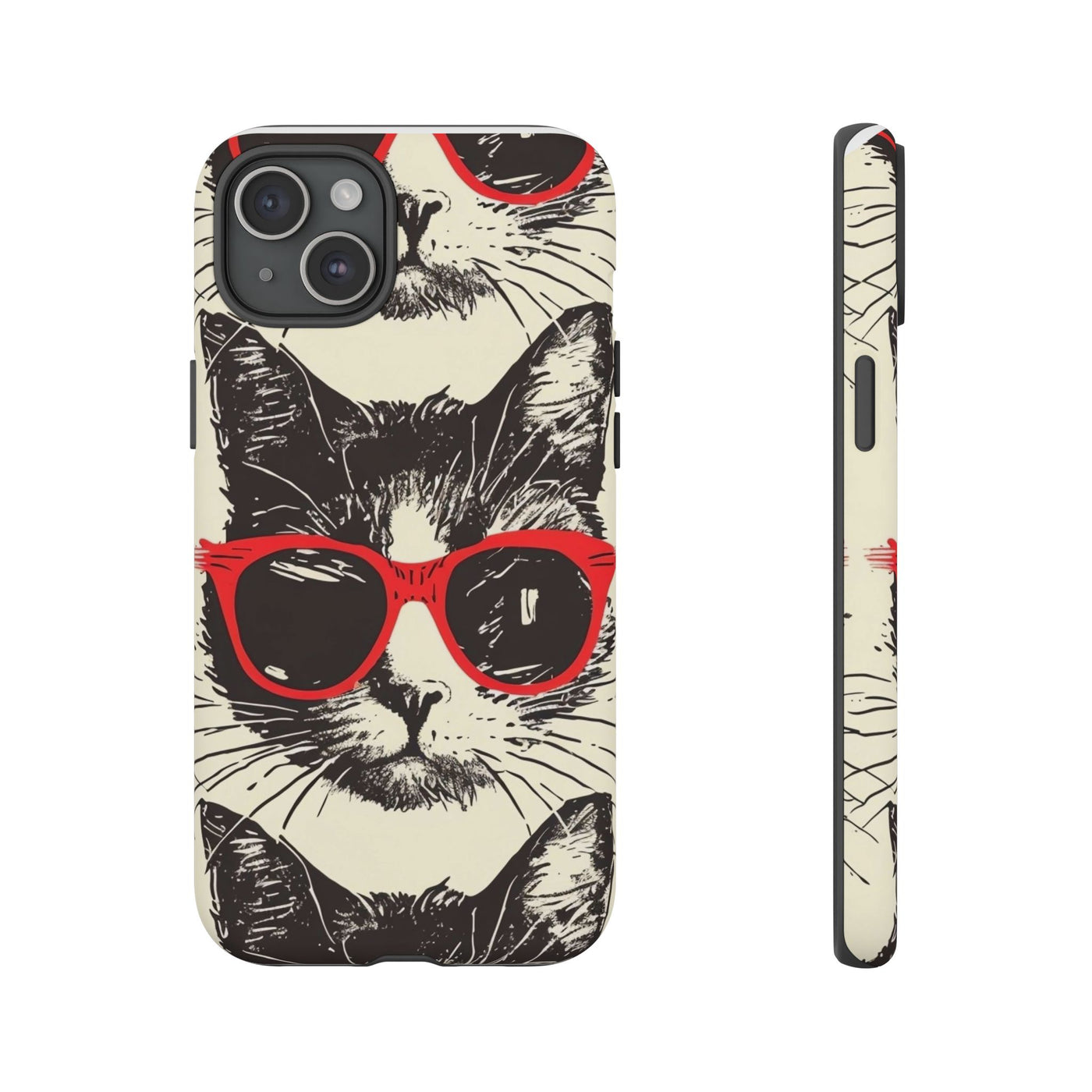 Phone Case: Sassy Cat Phone Case, Cute Cat Lovers Gift, Pet Lover Accessory, Fun Cat Phone Cover, Stylish Gadget Protection