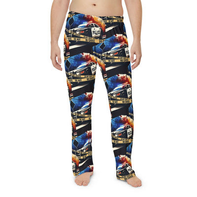 Pajama Pants: Police Line - Do Not Cross Men's Pajama Pants (AOP)