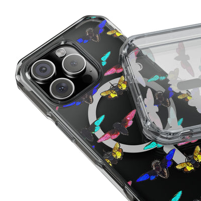 Phone Case: Magnetic Glow Moth Clear Impact Iphone Case